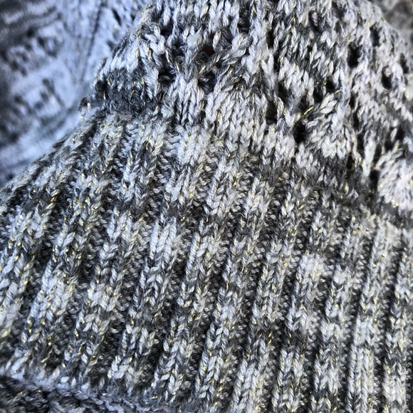 I jeans by Buffalo sparkle low high crop sweater - Picture 16 of 16